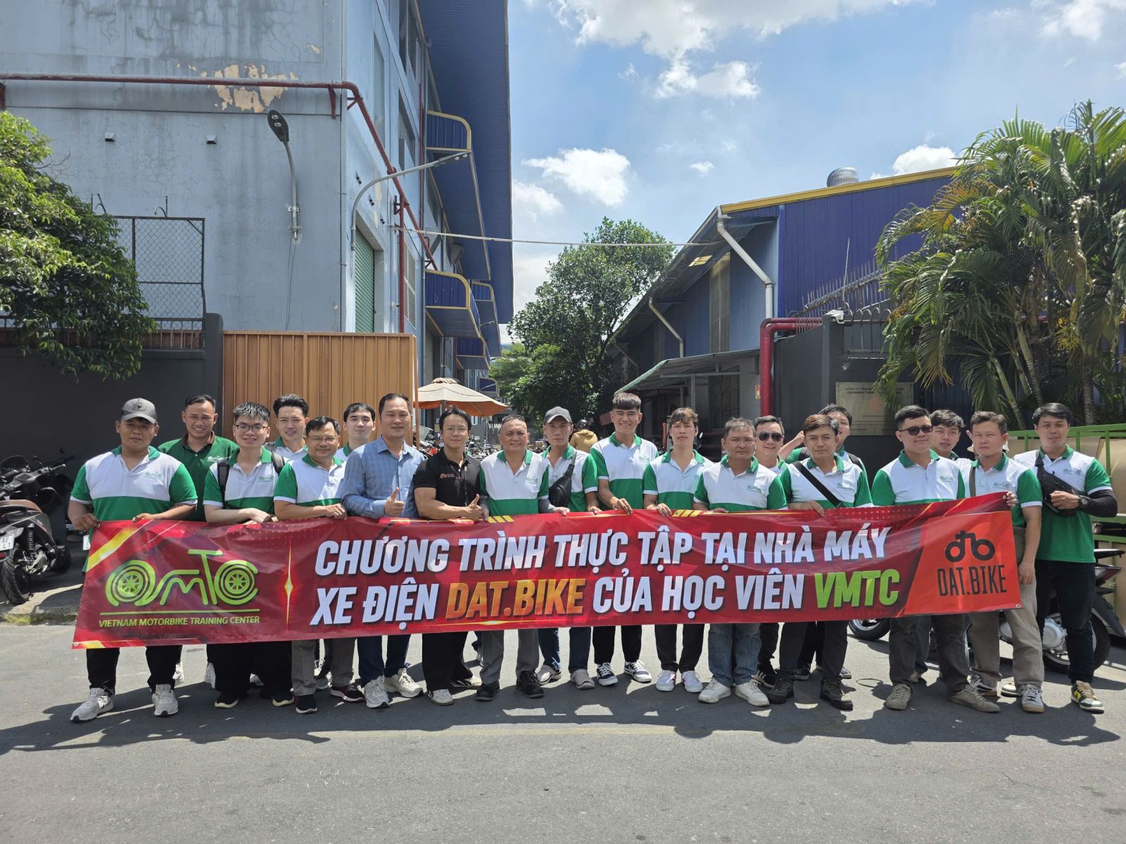 HỌC VIÊN VMTC CHÍNH THỨC BẮT ĐẦU KỲ THỰC TẬP TẠI NHÀ MÁY DAT BIKE